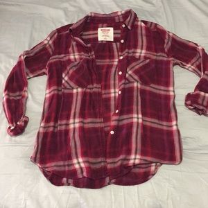 Mossimo Lightweight Flannel, size M